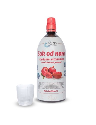 Cel.Mar media Sok od Nara s dodanim vitaminima Tekući dodatak prehrani