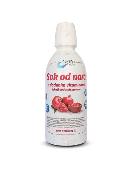 Cel.Mar media Sok od Nara s dodanim vitaminima Tekući dodatak prehrani