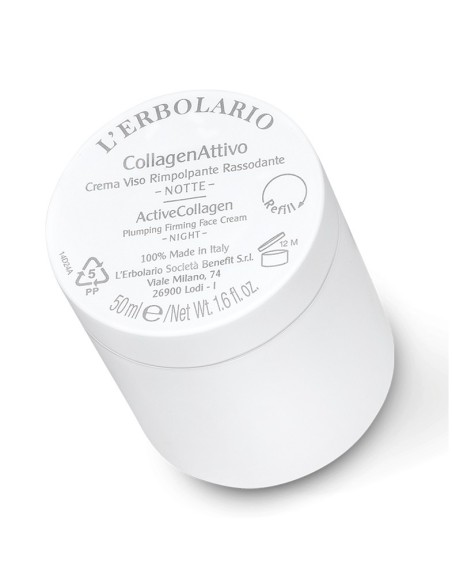 Lerbolario Active Collagen Noćna krema za lice Refill