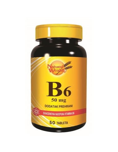 Natural Wealth Vitamin B6 tablete