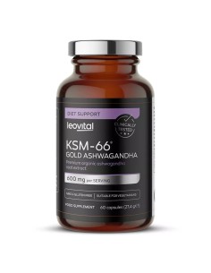 Leovital KSM-66 Gold Ashwagandha kapsule, dodatak prehrani 2