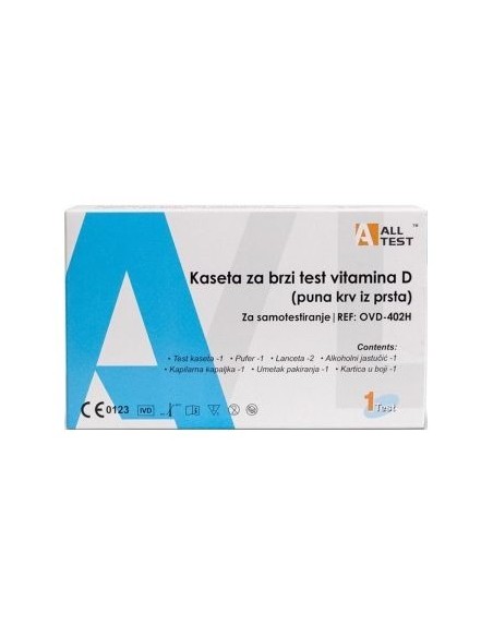 Alltest Vitamin D Rapid za samotestiranje