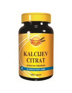 Natural Wealth Kalcijev citrat tablete, dodatak prehrani