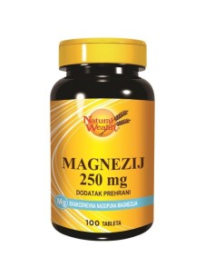 Natural Wealth Magnezij 250 mg tablete, dodatak prehrani