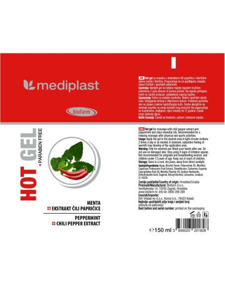 Biofarm Mediplast Hot gel