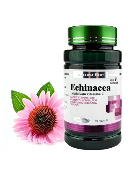 Biofarm NaturaLine Echinacea s dodatkom vitamina C kapsule