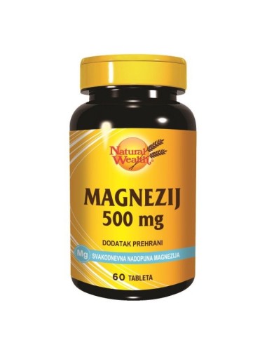 Natural Wealth Magnezij 500 mg tablete
