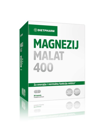 Dietpharm Magnezij Malat 400 kapsule