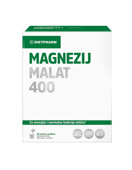 Dietpharm Magnezij Malat 400 prašak