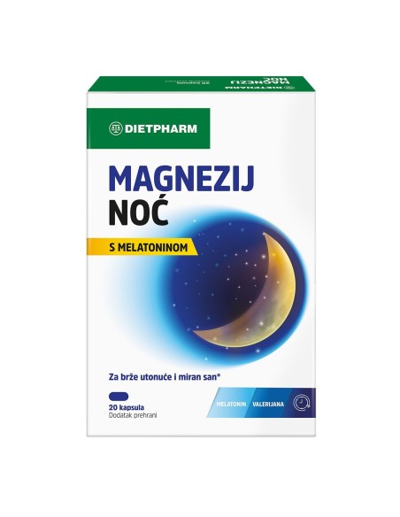 Dietpharm Magnezij Noć kapsule