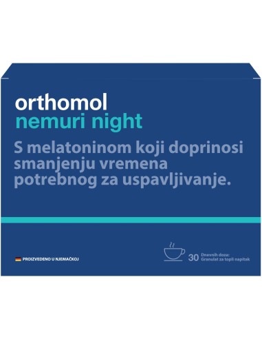 Orthomol Nemuri Night granule za topli napitak