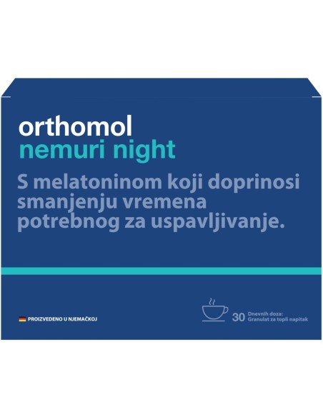 Orthomol Nemuri Night granule za topli napitak
