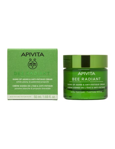 Apivita Bee Radiant krema bogate teksture protiv starenja i znakova umora