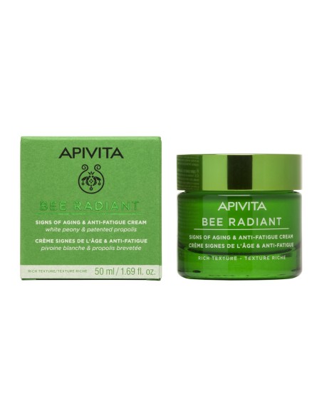 Apivita Bee Radiant krema bogate teksture protiv starenja i znakova umora