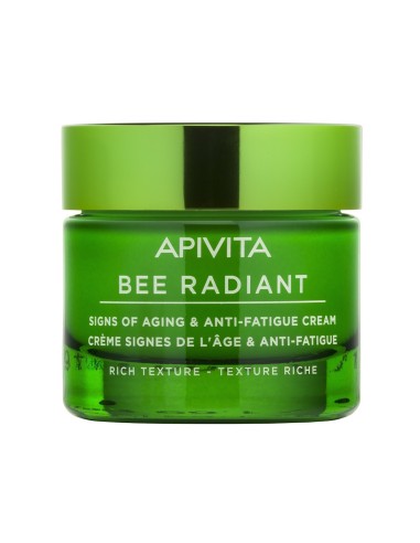 Apivita Bee Radiant krema bogate teksture protiv starenja i znakova umora