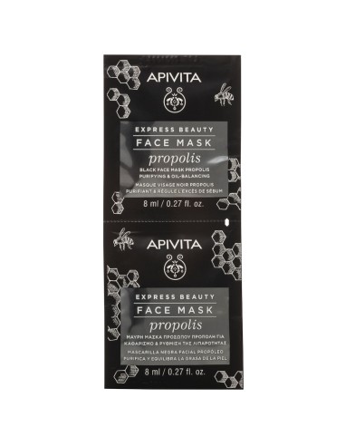 Apivita EXPRESS BEAUTY face mask propolis purifying for oily skin