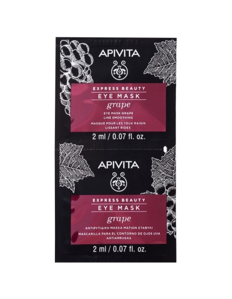 Apivita EXPRESS BEAUTY eye mask grape line smoothing