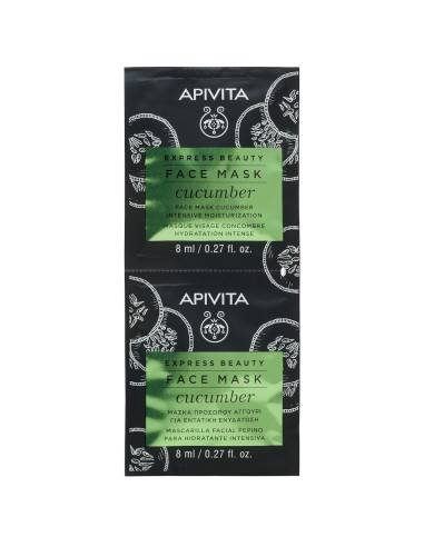 Apivita EXPRESS BEAUTY face mask cucumber intensive moisturization