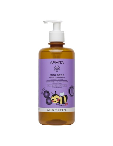 Apivita Mini Bees dječji šampon za kosu borovnica i med