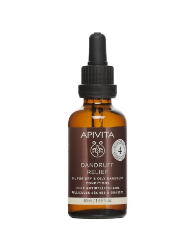 Apivita Dandruff relief oil with celery & propolis