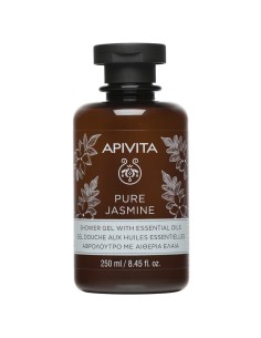 Apivita Pure Jasmine shower gel with essential oils