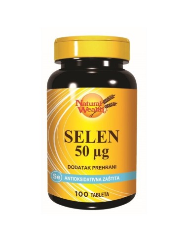 Natural Wealth Selen 50 mg tablete