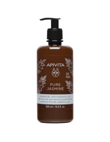 Apivita Pure Jasmine shower gel with essential oils