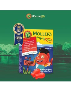 Mollers Omega 3 Junior Ribice Jagoda bomboni 2