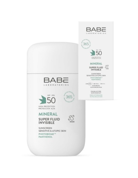 Laboratorios BABÉ SUN Mineral Super Fluid Invisible SPF50