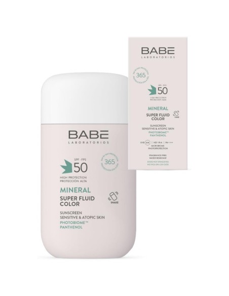 Laboratorios BABÉ SUN Mineral Super Fluid Color SPF50