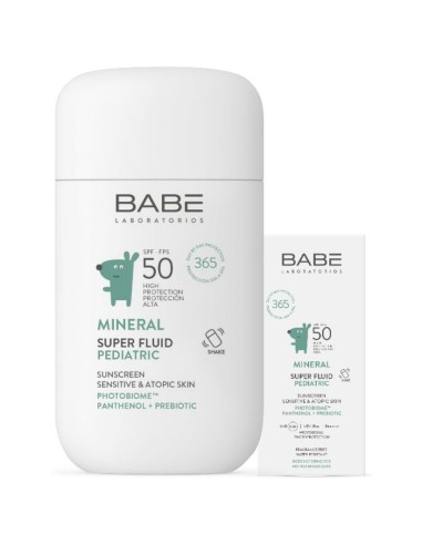 Laboratorios BABÉ SUN PEDIATRIC Mineral Super Fluid SPF 50