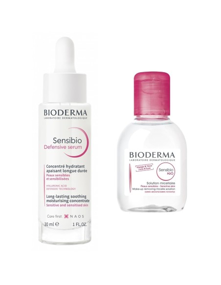 Bioderma Sensibio Defensive serum + Sensibio H2O Micelarna voda Promo pakiranje