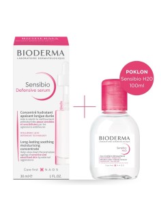 Bioderma Sensibio Defensive serum + Sensibio H2O Micelarna voda Promo pakiranje