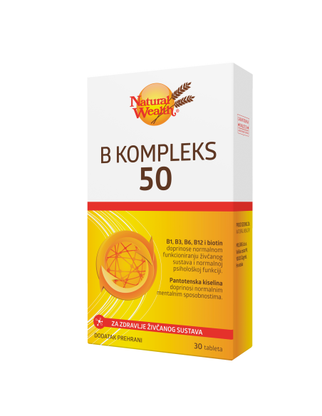 Natural Wealth B kompleks 50 tablete