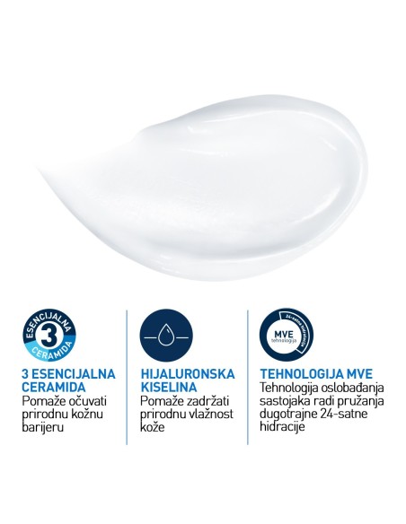 CeraVe Hidratantna krema za suhu do vrlo suhu kožu Refill