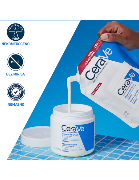 CeraVe Hidratantna krema za suhu do vrlo suhu kožu Refill
