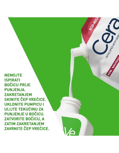 CeraVe Hidratantna emulzija za čišćenje za normalnu do suhu kožu Refill