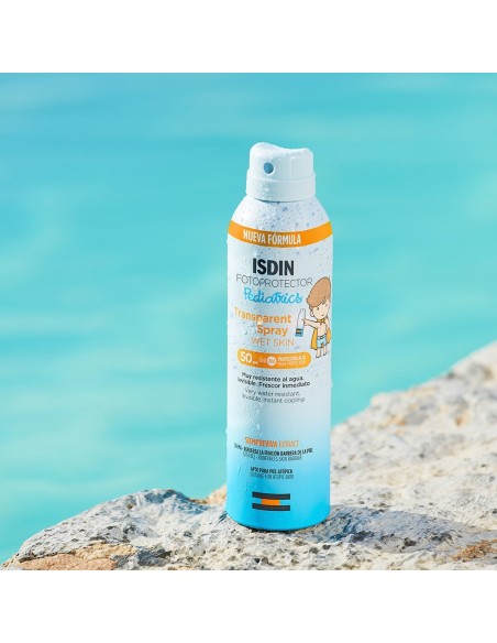 ISDIN FotoProtector Transparent Spray Pediatrics Wet Skin SPF50 dječji sprej