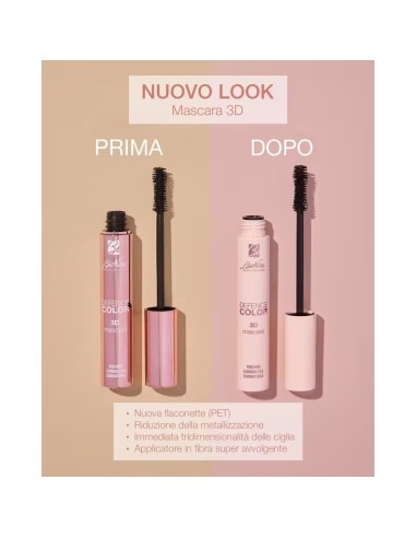 Bionike Defence Color 3D Mascara maskara za volumen, uvijanje i produživanje trepavica