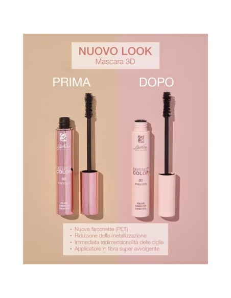 Bionike Defence Color 3D Mascara maskara za volumen, uvijanje i produživanje trepavica