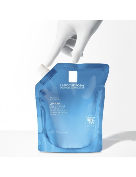 La Roche-Posay Lipikar Gel Lavant Umirujući i zaštitni gel za tuširanje beba, djece i odraslih, za suhu kožu Refill