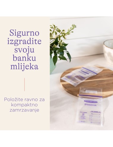 Lansinoh vrećice za čuvanje i zamrzavanje izdojenog mlijeka