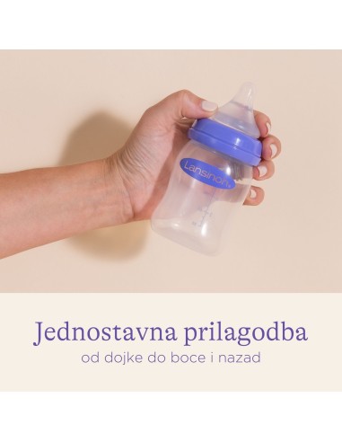 Lansinoh NaturalWave Sisač Duda za bočicu Mali protok