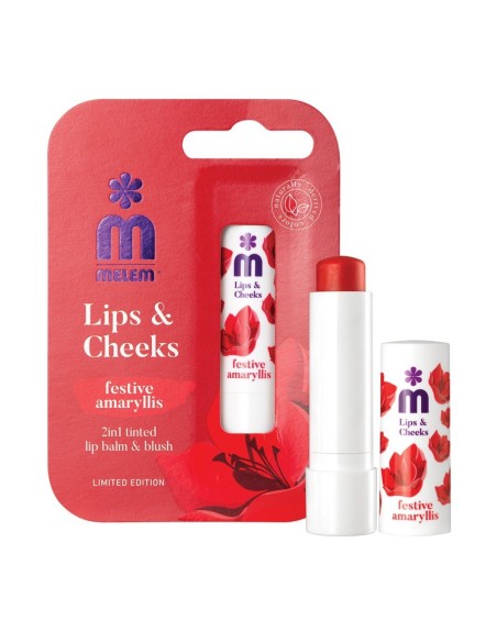 Melem Lips & Cheeks Stick za usne Festive Amaryllis