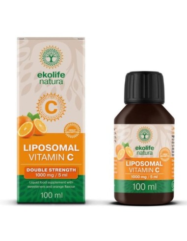 Ekolife Natura Liposomalni Vitamin C 1000mg, 100ml naranča, dodatak prehrani