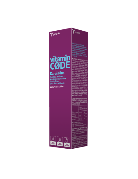 Yasenka Vitamin Code Kalcij Plus šumeće tablete
