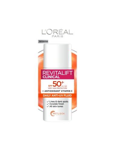 L'Oreal Paris Revitalift Clinical lagani dnevni fluid s UV zaštitom i vitaminom C