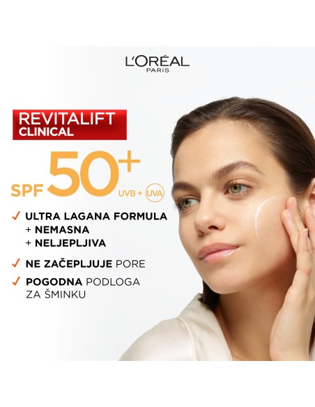 L'Oreal Paris Revitalift Clinical lagani dnevni fluid s UV zaštitom i vitaminom C