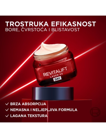 L'Óreal Paris Revitalift Laser Renew Dnevna krema protiv bora 50 ml
