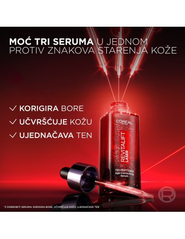 L’Oreal Paris Revitalift Laser Tri-peptidni serum za korekciju znakova starenja, 30ml
